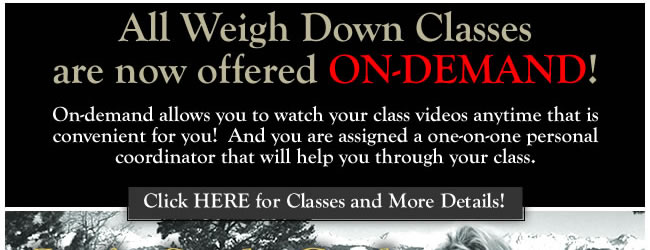 All Weigh Down Classes are Available On-Demand