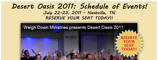 Weigh Down Ministries presents Desert Oasis 2011