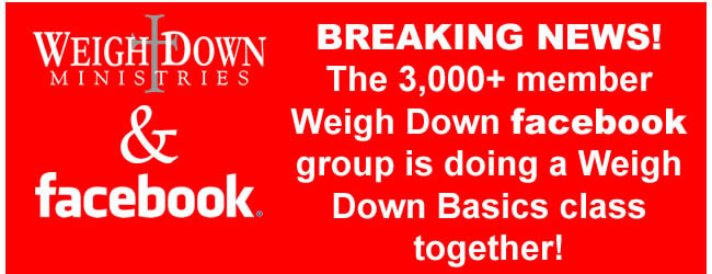 Weigh Down Facebook is having a class