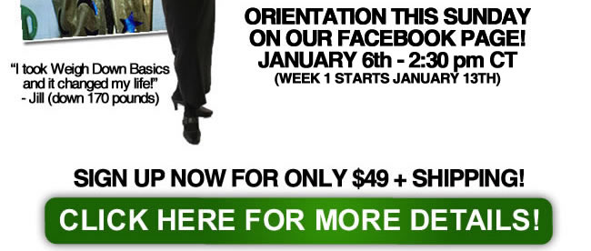 More Information on our Weigh Down Facebook Group Classes