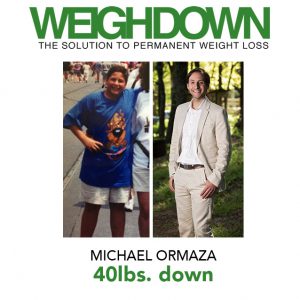 Michael Ormaza Before and After Weigh Down