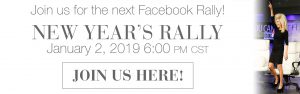 Join us for the New Year 2019 Facebook Rally!